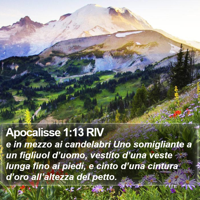 Apocalisse 1:13 RIV Bible Study