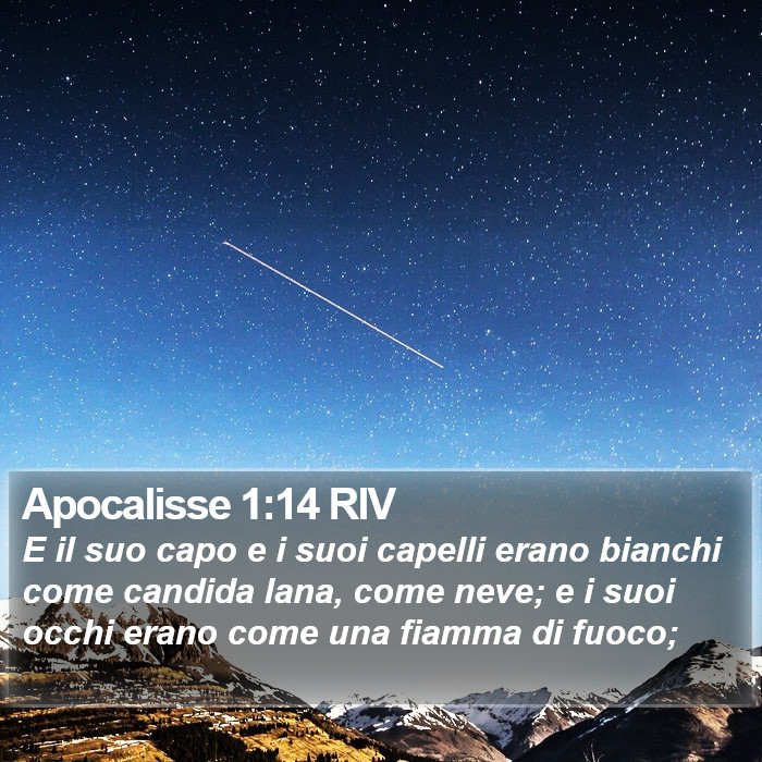 Apocalisse 1:14 RIV Bible Study