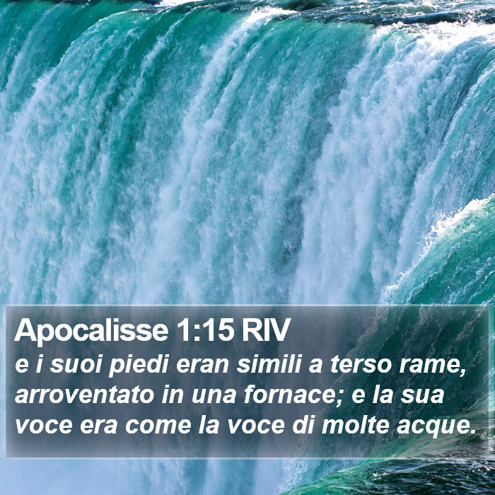 Apocalisse 1:15 RIV Bible Study