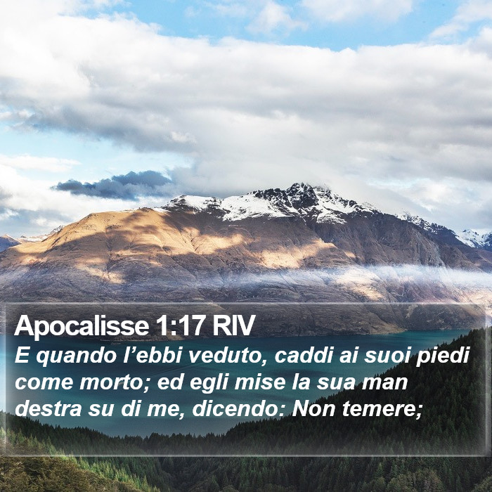 Apocalisse 1:17 RIV Bible Study