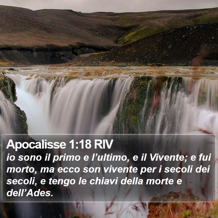 Apocalisse 1:18 RIV Bible Study