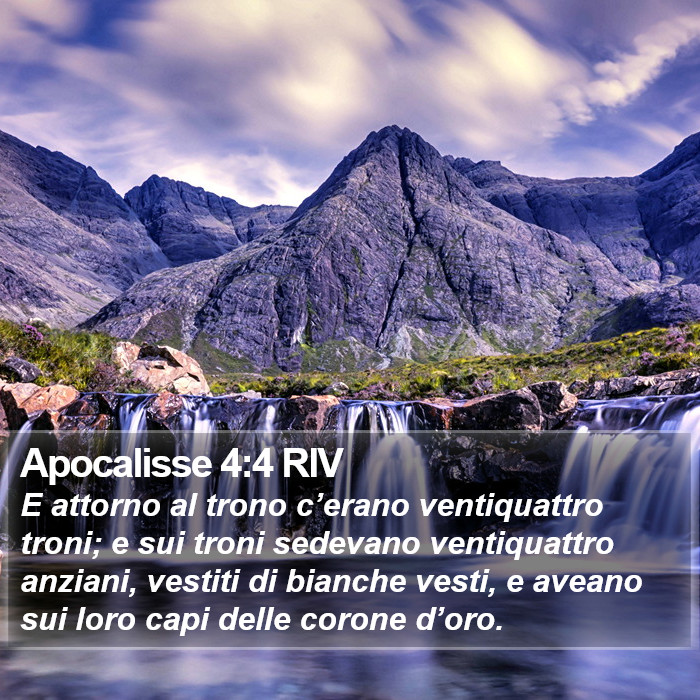 Apocalisse 4:4 RIV Bible Study