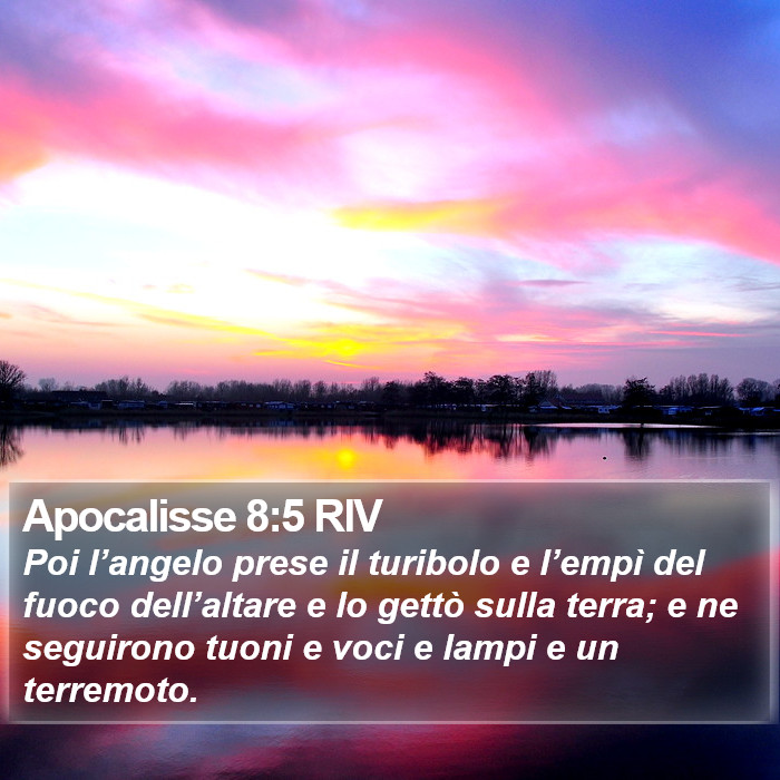 Apocalisse 8:5 RIV Bible Study