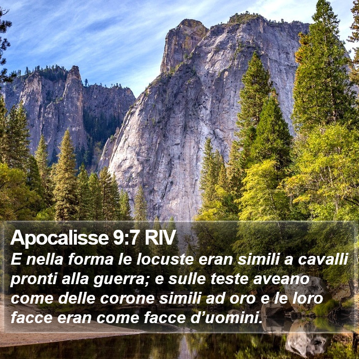 Apocalisse 9:7 RIV Bible Study