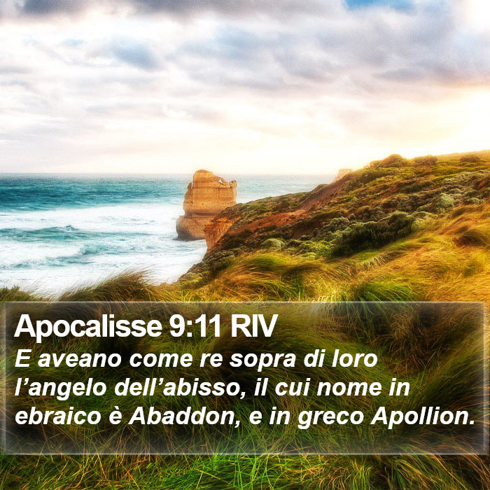 Apocalisse 9:11 RIV Bible Study