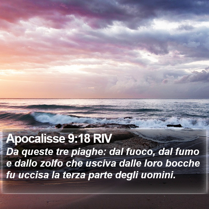 Apocalisse 9:18 RIV Bible Study