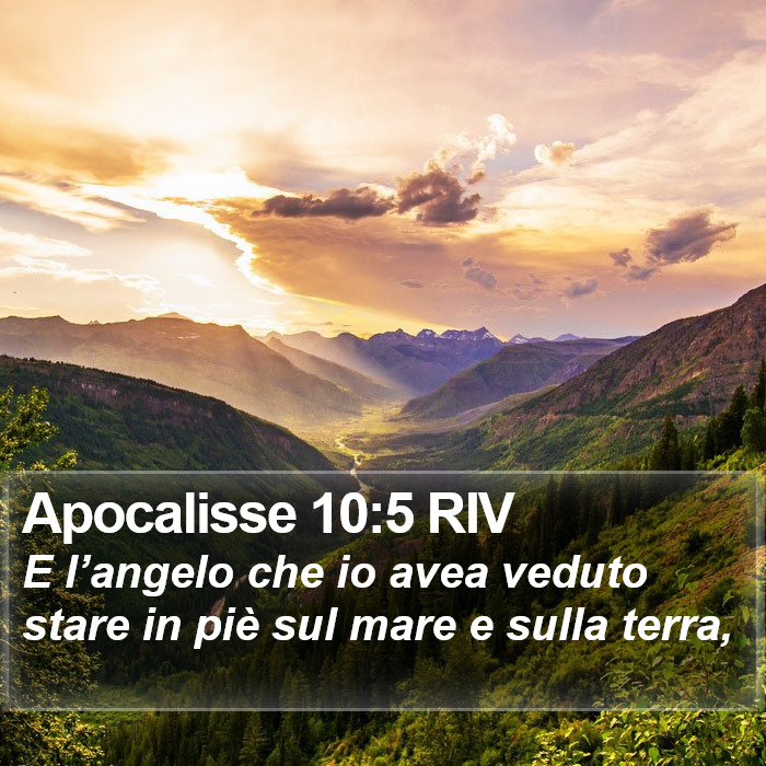 Apocalisse 10:5 RIV Bible Study