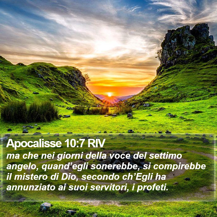 Apocalisse 10:7 RIV Bible Study