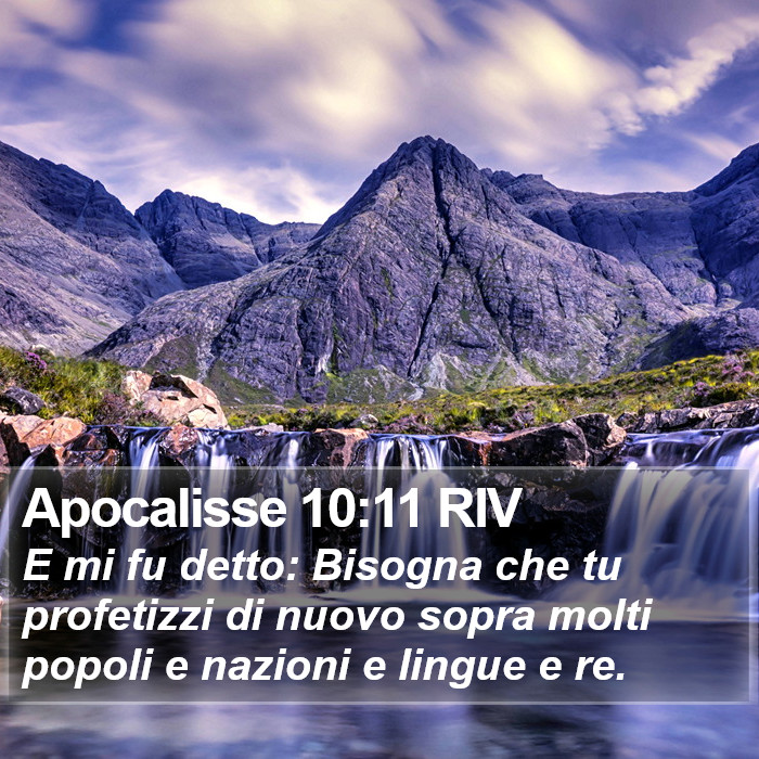 Apocalisse 10:11 RIV Bible Study