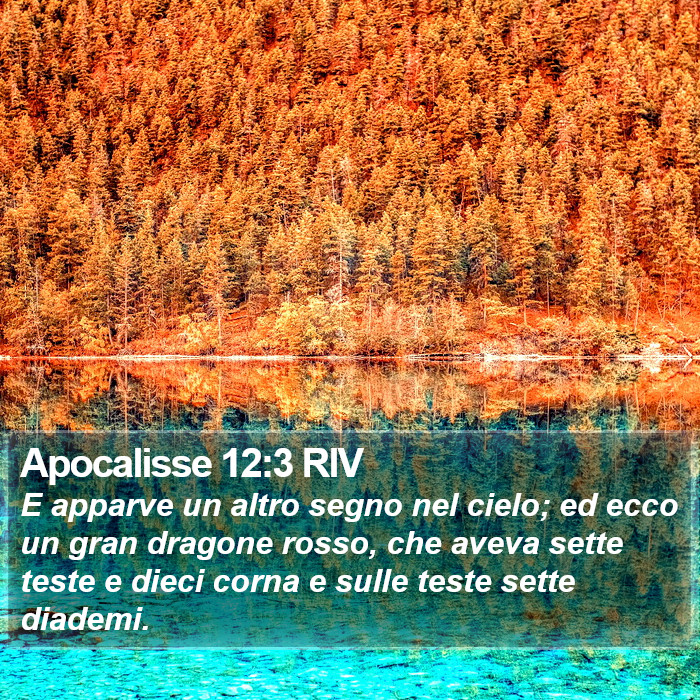 Apocalisse 12:3 RIV Bible Study