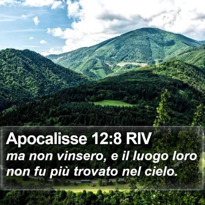 Apocalisse 12:8 RIV Bible Study