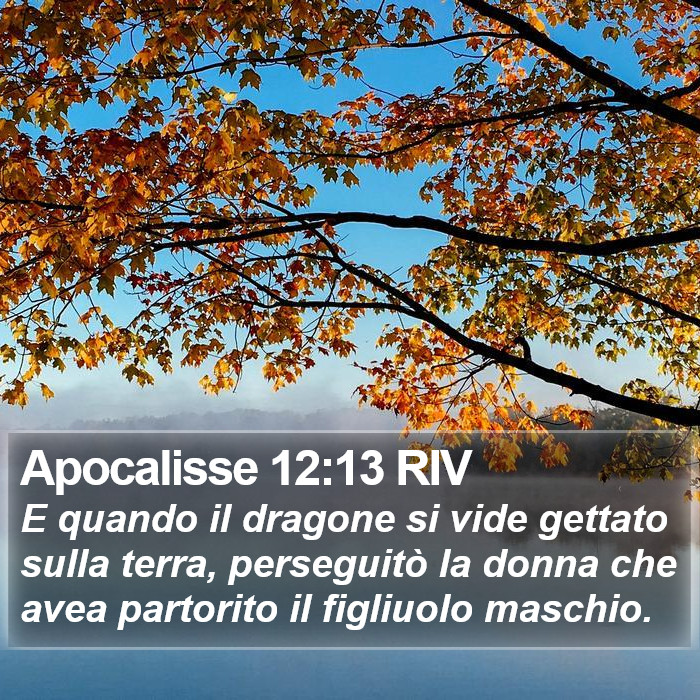 Apocalisse 12:13 RIV Bible Study