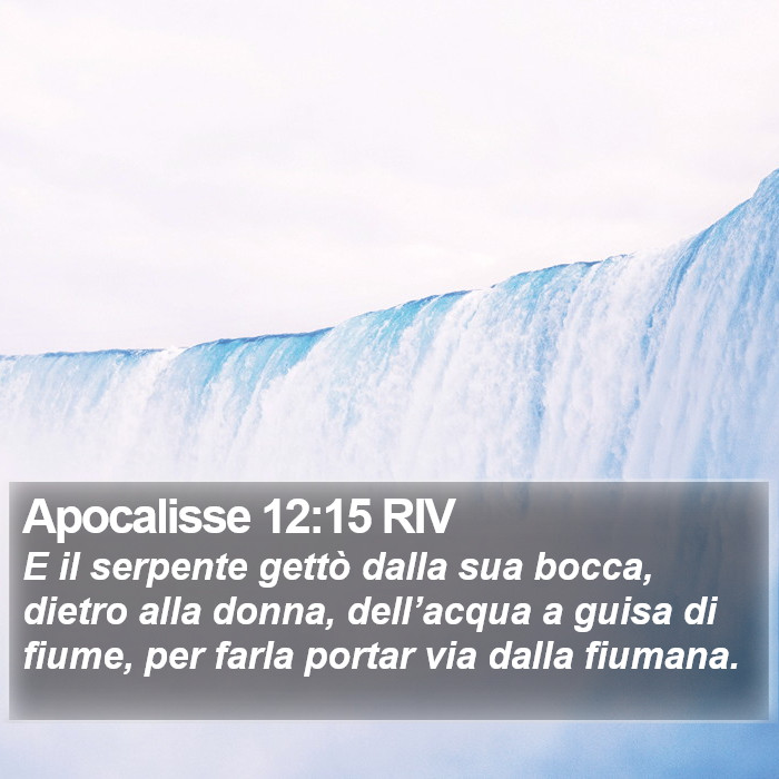 Apocalisse 12:15 RIV Bible Study