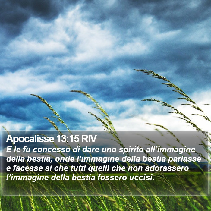 Apocalisse 13:15 RIV Bible Study