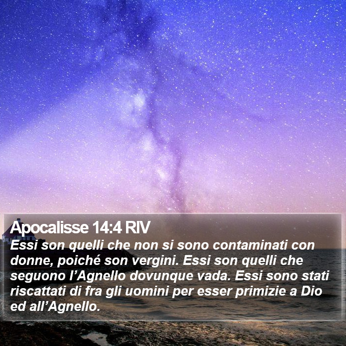 Apocalisse 14:4 RIV Bible Study