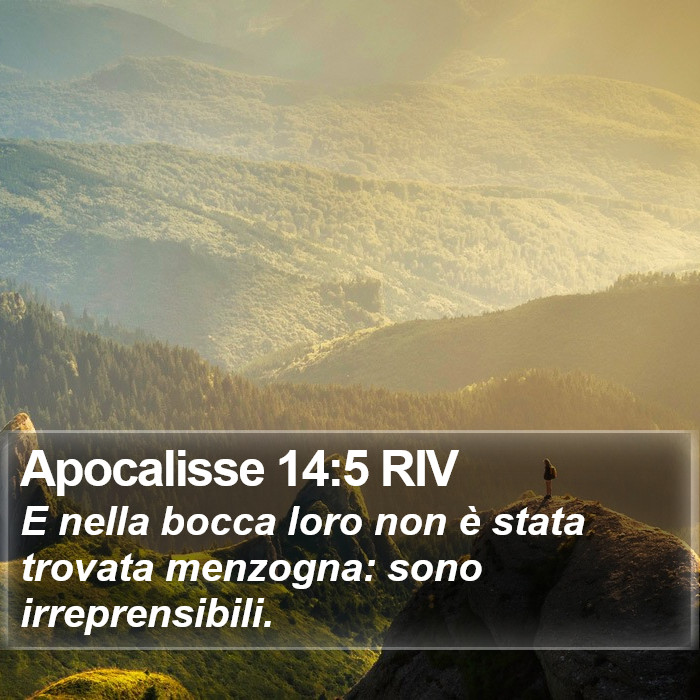 Apocalisse 14:5 RIV Bible Study