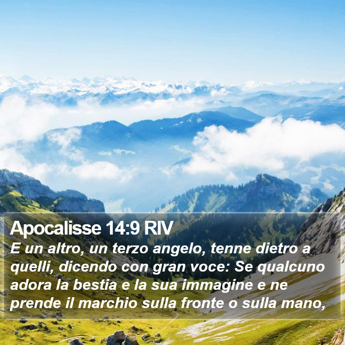 Apocalisse 14:9 RIV Bible Study