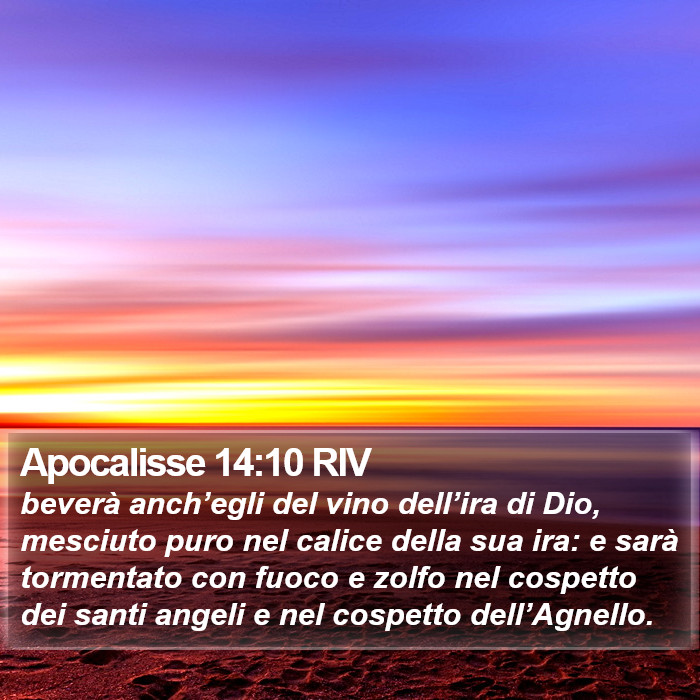 Apocalisse 14:10 RIV Bible Study