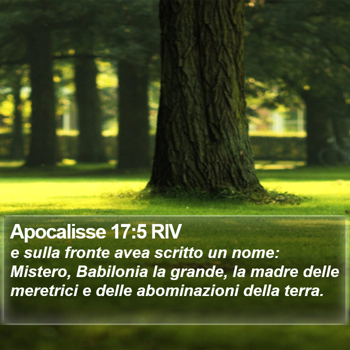 Apocalisse 17:5 RIV Bible Study