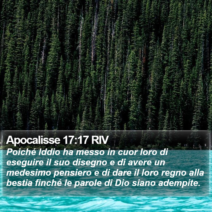 Apocalisse 17:17 RIV Bible Study