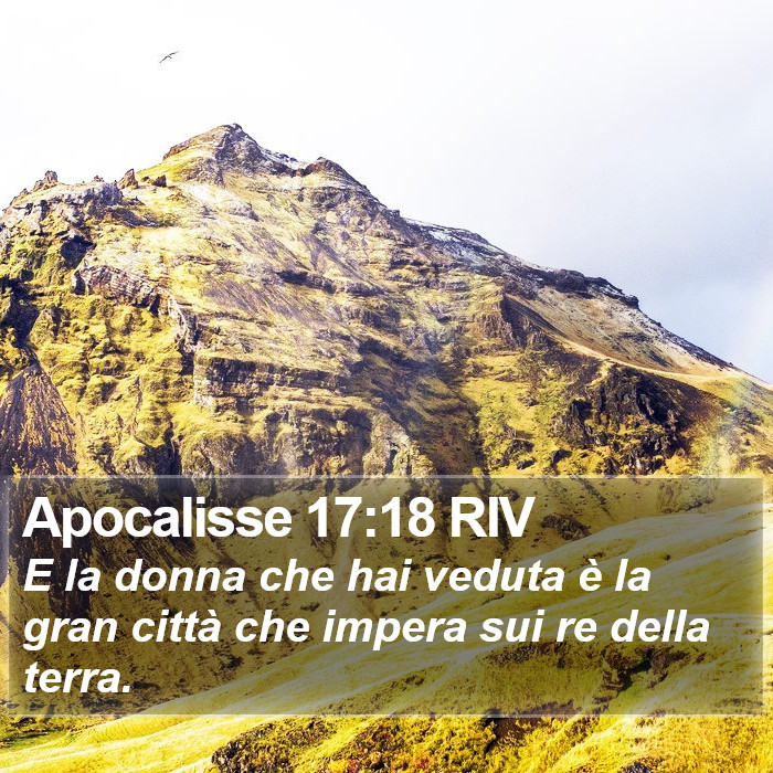 Apocalisse 17:18 RIV Bible Study