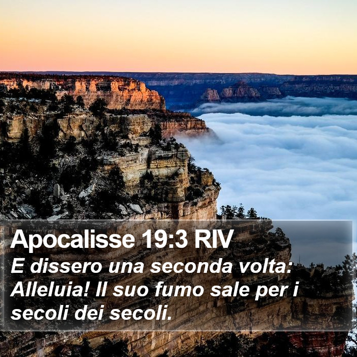 Apocalisse 19:3 RIV Bible Study