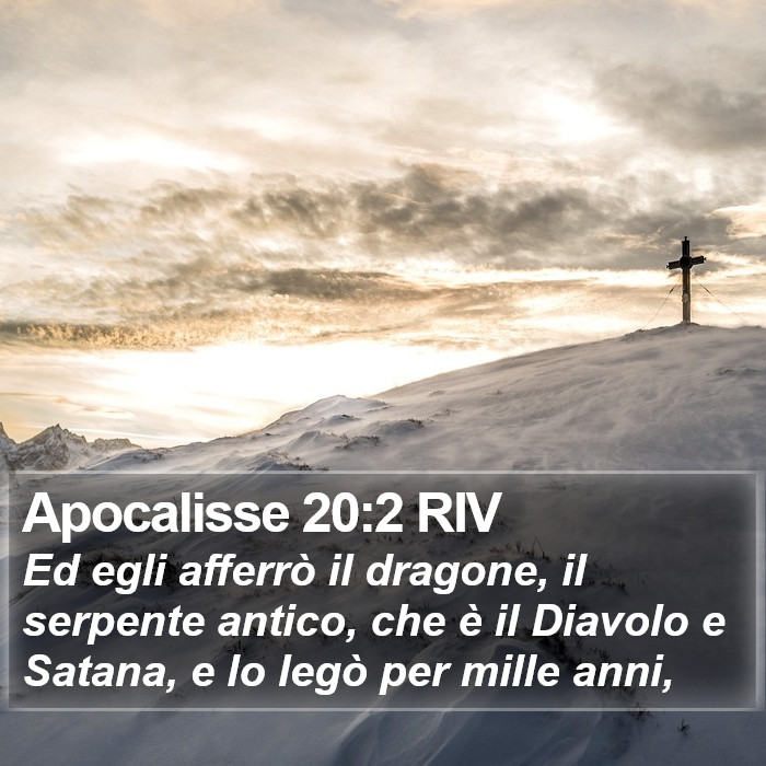 Apocalisse 20:2 RIV Bible Study
