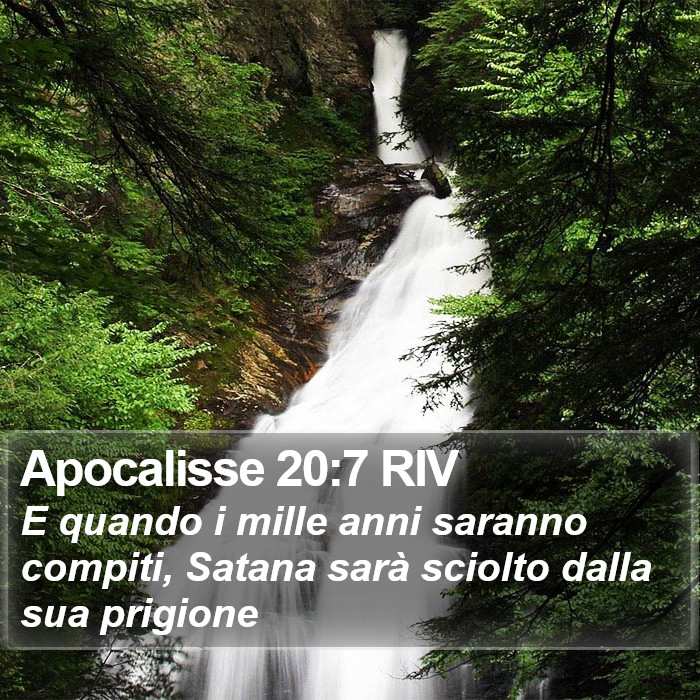 Apocalisse 20:7 RIV Bible Study