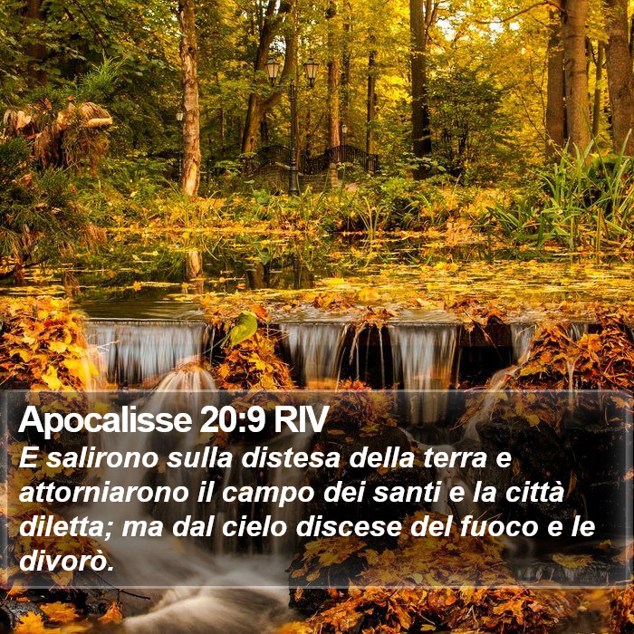 Apocalisse 20:9 RIV Bible Study