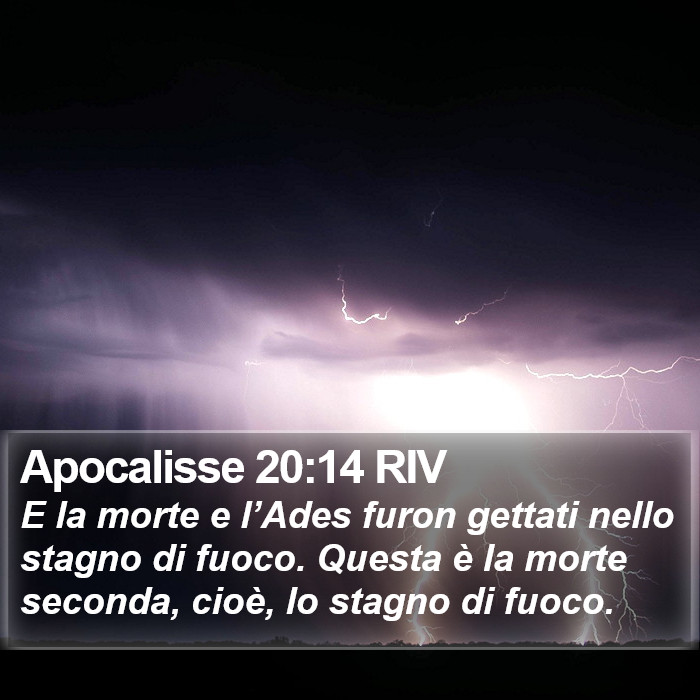 Apocalisse 20:14 RIV Bible Study