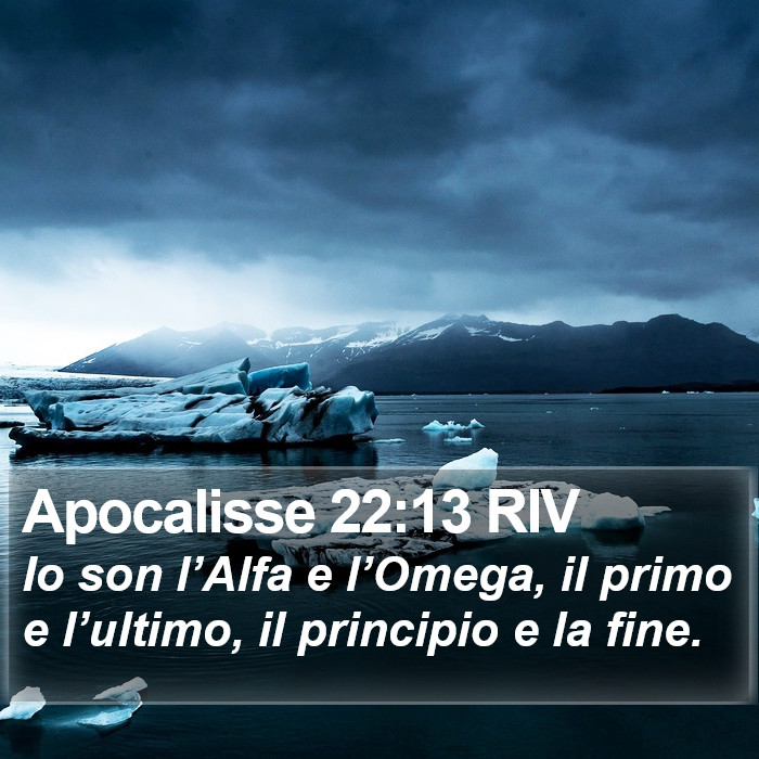 Apocalisse 22:13 RIV Bible Study