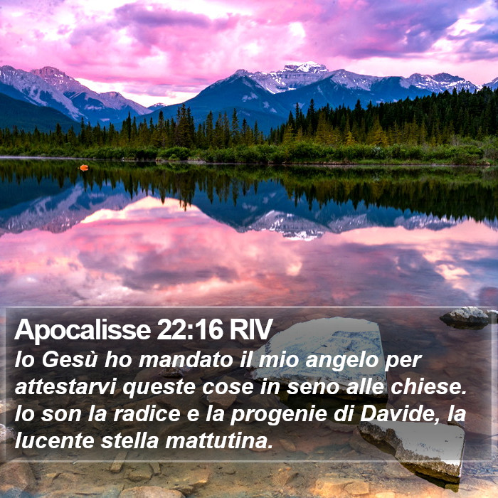 Apocalisse 22:16 RIV Bible Study